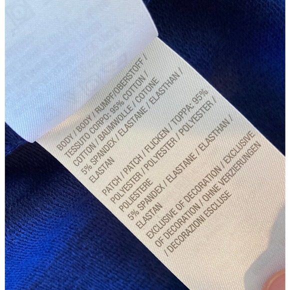 Isaac Mizrahi Live Open Front Cardigan Size XL Women’s Navy French Terry - Picture 5 of 8